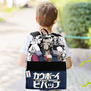Jet Black Backpack Custom Cowboy Bebop Anime Bag Mix Manga 5
