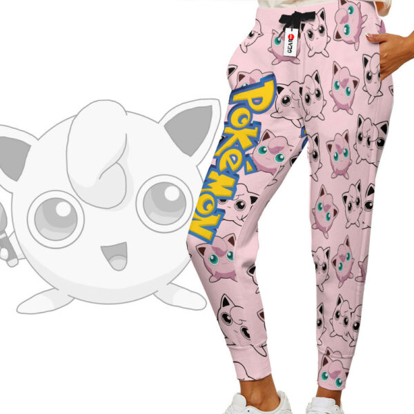 Jigglypuff Joggers Custom Anime Pokemon Sweatpants For Otaku 2