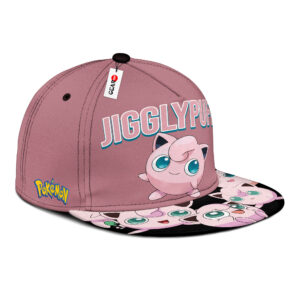 Jigglypuff Snapback Hat Custom Pokemon Anime Hat Gifts for Otaku 6