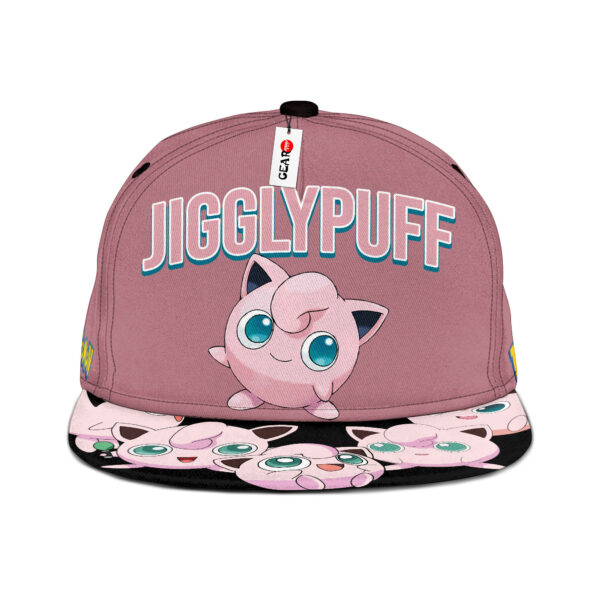 Jigglypuff Snapback Hat Custom Pokemon Anime Hat Gifts for Otaku 1