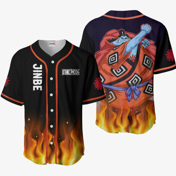 Jinbe Jersey Shirt Custom OP Anime Merch Clothes for Otaku 1