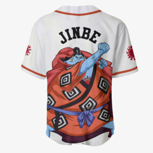 Jinbe Jersey Shirt One Piece Custom Anime Merch Clothes for Otaku 5