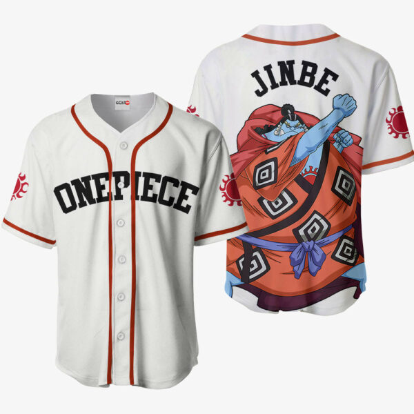 Jinbe Jersey Shirt One Piece Custom Anime Merch Clothes for Otaku 1