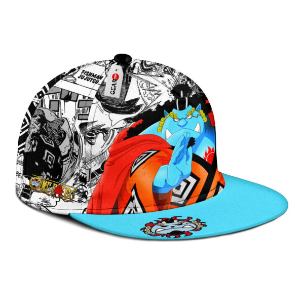 Jinbe Snapback Hat Custom One Piece Anime Hat Mix Manga 2