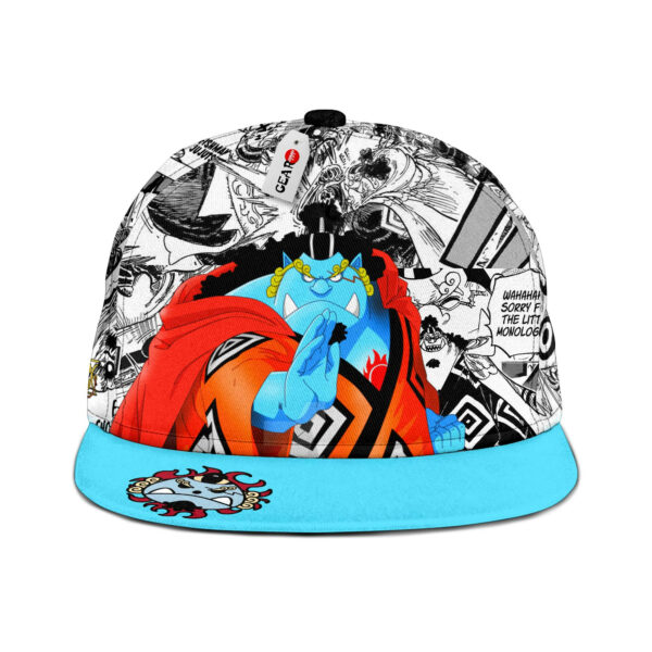 Jinbe Snapback Hat Custom One Piece Anime Hat Mix Manga 1