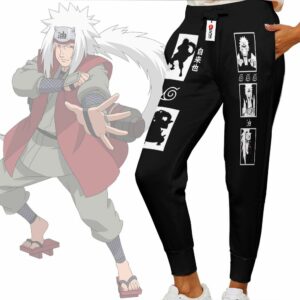 Jiraiya Jogger Pants Custom Anime NRT Sweatpants Merch 6