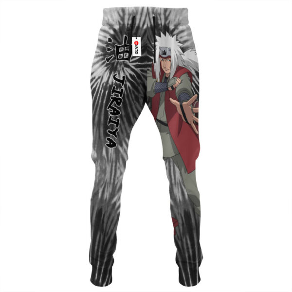 Jiraiya Joggers Custom Anime Sweatpants Tie Dye Style Merch 4