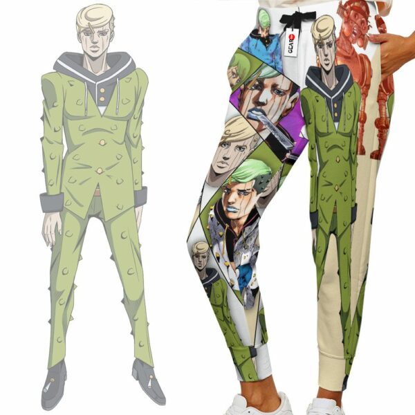 Jobin Higashikata Sweatpants Custom Anime JJBAs Jogger Pants Merch 2