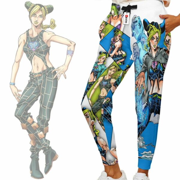 Jolyne Cujoh Sweatpants Custom Anime JJBAs Jogger Pants Merch Great Gift 2