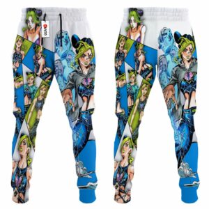 Jolyne Cujoh Sweatpants Custom Anime JJBAs Jogger Pants Merch Great Gift 7