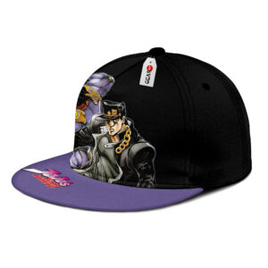 Jotaro Kujo Snapback Hat Custom JJBA Anime Hat for Otaku 6