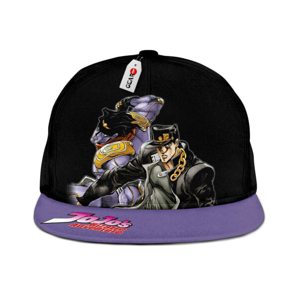 Jotaro Kujo Snapback Hat Custom JJBA Anime Hat for Otaku 1