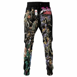 Jotaro Kujo Sweatpants Custom Anime JJBAs Jogger Pants Merch 6