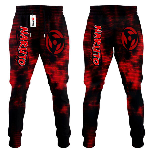 Kakashi And Obito Mangekyo Sharingan Sweatpants Custom Anime NRT Jogger Pants Merch 4