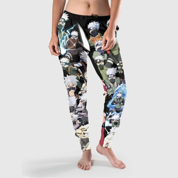 Kakashi Jogger Pants Fleece Custom NRT Characters Anime Sweatpant 2