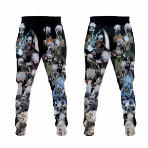 Kakashi Jogger Pants Fleece Custom NRT Characters Anime Sweatpant 7