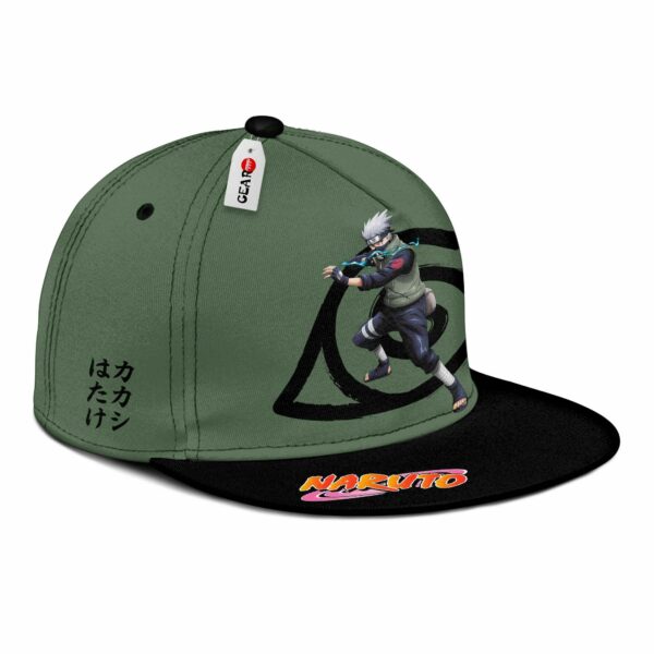 Kakashi Snapback Hat Custom Konohagakure NRT Anime Hat 3