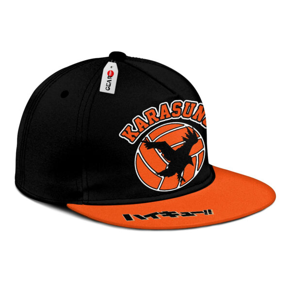 Karasuno Snapback Hat Custom Haikyuu Anime Hat for Otaku 2