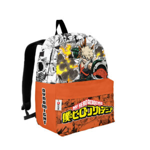 Katsuki Bakugo Backpack Custom My Hero Academia Anime Bag Manga Style 4