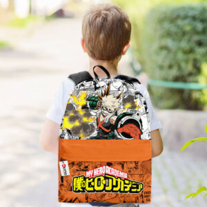 Katsuki Bakugo Backpack Custom My Hero Academia Anime Bag Manga Style 5