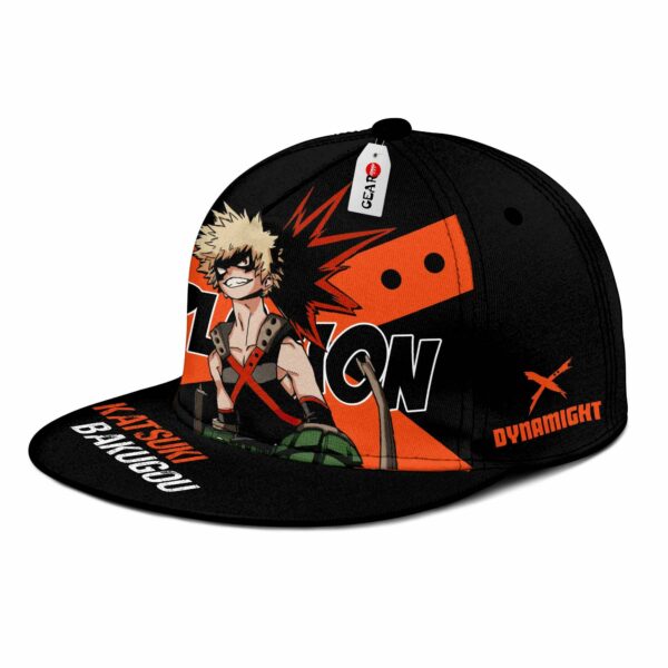 Katsuki Bakugou Hat Cap My Hero Academia Anime Snapback Hat 2