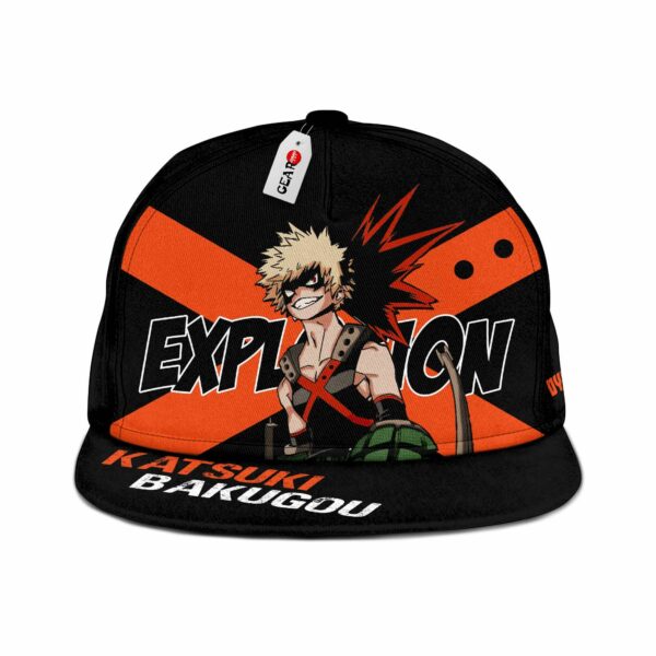 Katsuki Bakugou Hat Cap My Hero Academia Anime Snapback Hat 1