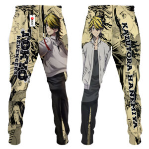 Kazutora Hanemiya Joggers Custom Anime Tokyo Revengers Sweatpants Mix Manga 7