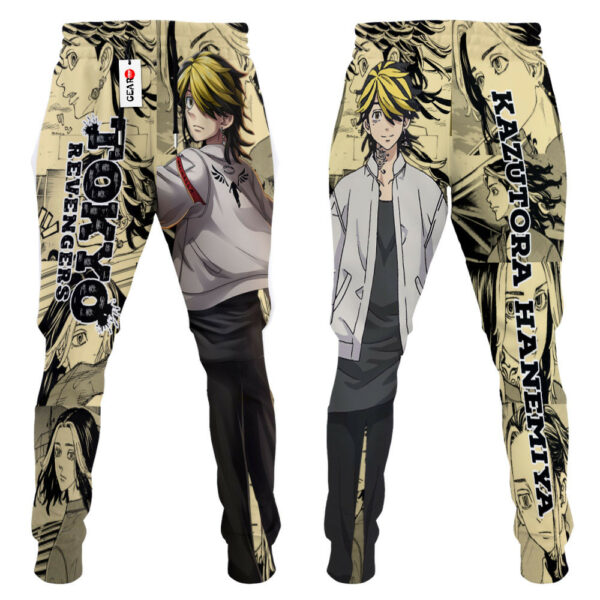 Kazutora Hanemiya Joggers Custom Anime Tokyo Revengers Sweatpants Mix Manga 4