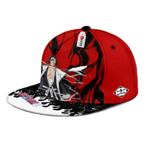 Kenpachi Zaraki Snapback Hat Custom BL Anime Hat for Otaku 6