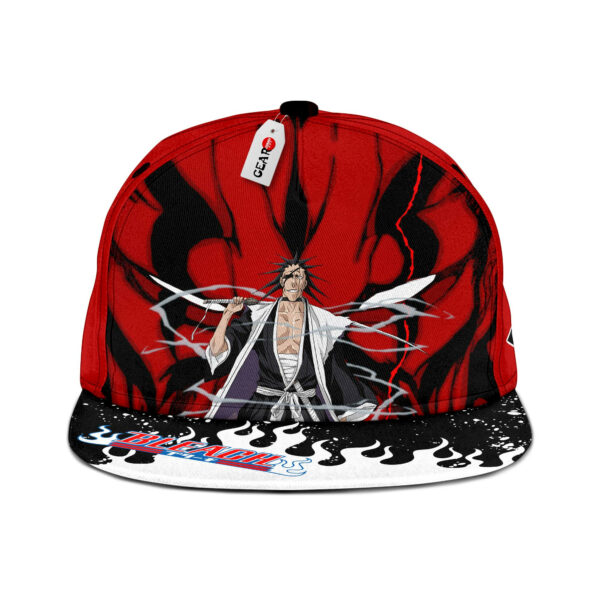 Kenpachi Zaraki Snapback Hat Custom BL Anime Hat for Otaku 1