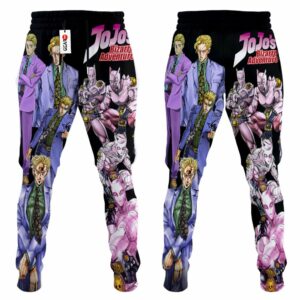 Killer Queen Sweatpants Custom Anime JJBAs Jogger Pants Merch 7