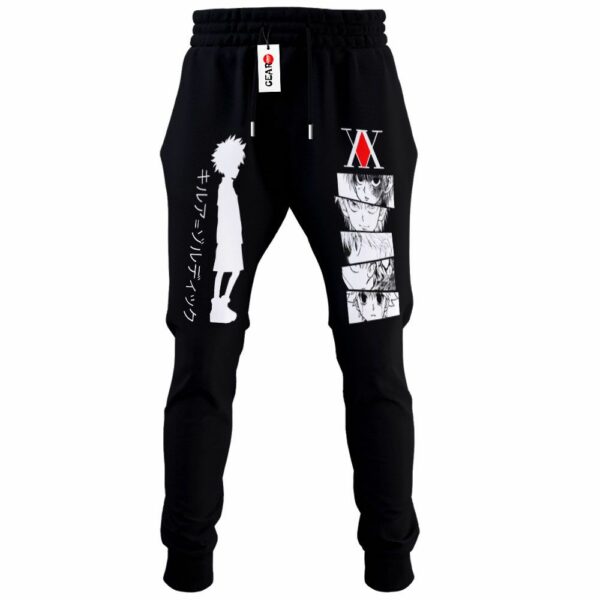 Killua Jogger Pants Fleece Custom HxH Anime Sweatpants 1