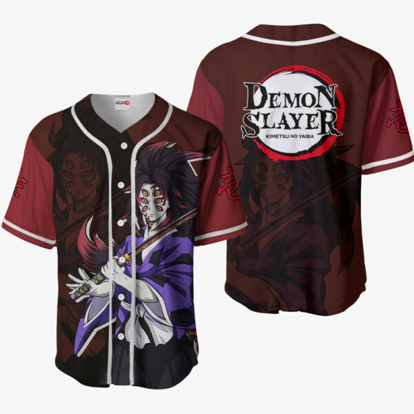 Kokushibo Jersey Shirt Custom Kimetsu Anime Merch Clothes 1