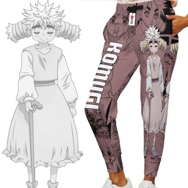 Komugi Joggers Custom Anime HxH Sweatpants Mix Manga Gifts for Otaku 2