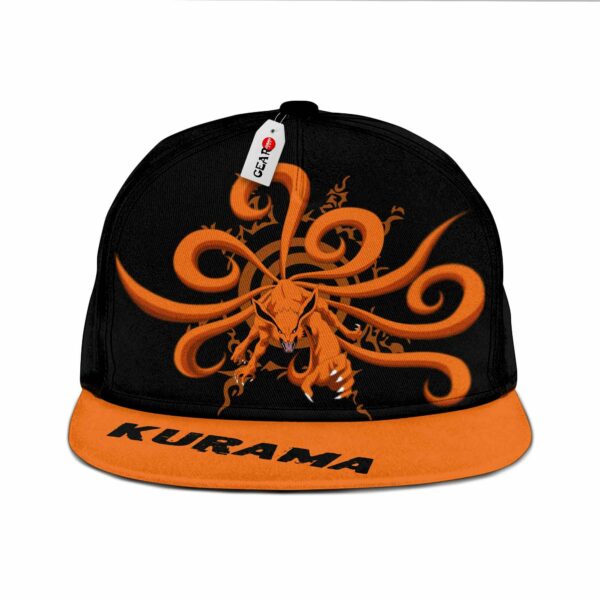 Kurama Snapback Hat Custom NRT Anime Hat 1