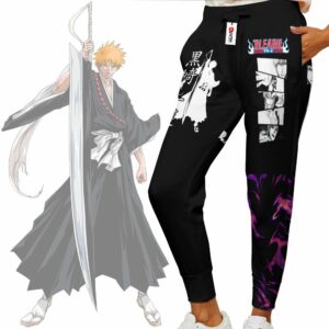 Kurosaki Ichigo Jogger Pants Custom Anime BL Sweatpants 5