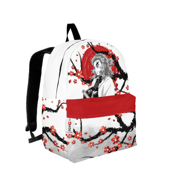 Kyojuro Rengoku Backpack Custom Kimetsu Anime Bag Japan Style 2
