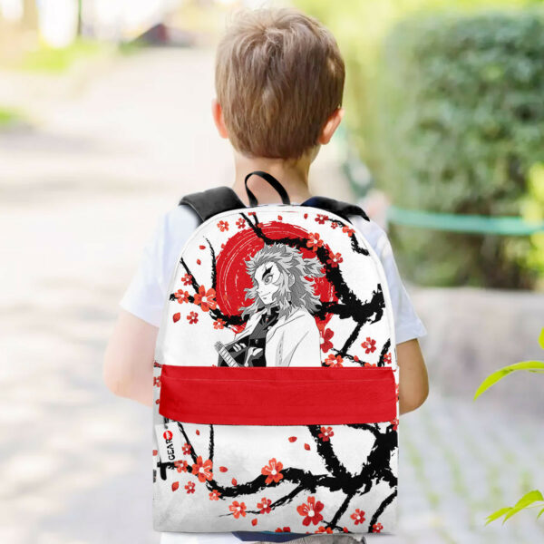 Kyojuro Rengoku Backpack Custom Kimetsu Anime Bag Japan Style 3