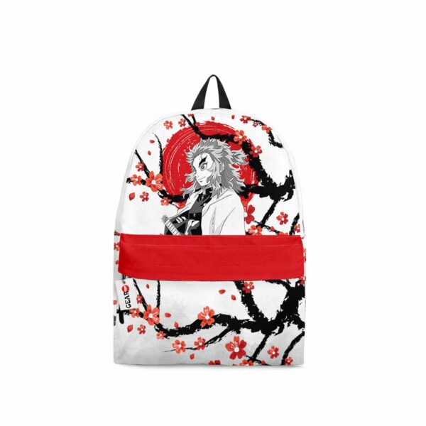 Kyojuro Rengoku Backpack Custom Kimetsu Anime Bag Japan Style 1