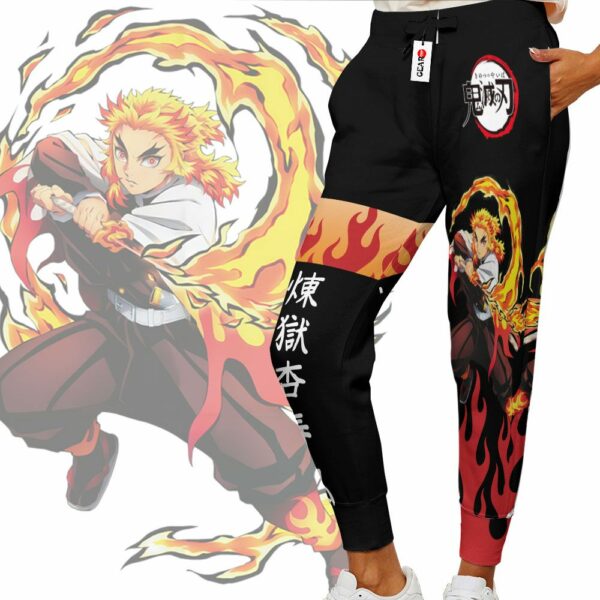 Kyojuro Rengoku Jogger Pants Custom Kimetsu Anime Sweatpants 2