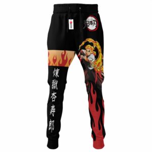 Kyojuro Rengoku Jogger Pants Custom Kimetsu Anime Sweatpants 6