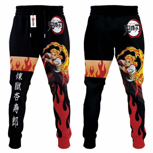 Kyojuro Rengoku Jogger Pants Custom Kimetsu Anime Sweatpants 4