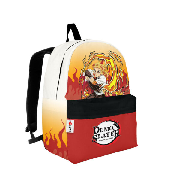 Kyoujurou Rengoku Backpack Custom Kimetsu Anime Bag 2