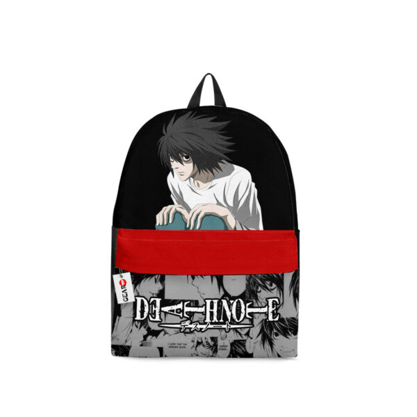 L Lawliet Backpack Custom Anime D-note Bag Mix Manga for Otaku 1