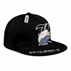 L Lawliet Hat Cap Anime Snapback Hat 6