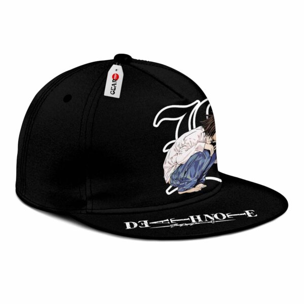 L Lawliet Hat Cap Anime Snapback Hat 3