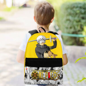 Law Trafalgar Backpack Custom OP Anime Bag for Otaku 5