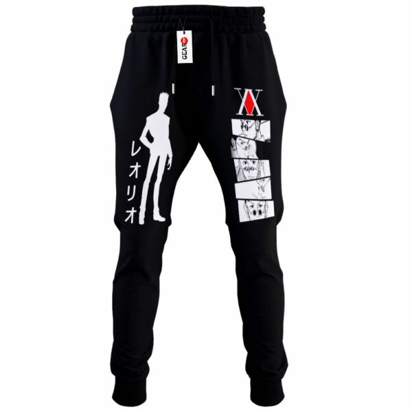 Leorio Jogger Pants Fleece Custom HxH Anime Sweatpants 1