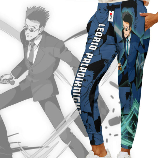Leorio Joggers Custom Anime HxH Sweatpants Mix Manga Gifts for Otaku 2