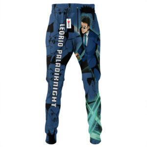 Leorio Joggers Custom Anime HxH Sweatpants Mix Manga Gifts for Otaku 7